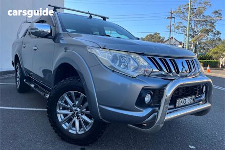 Grey 2016 Mitsubishi Triton Dual Cab Utility Gls (4X4)