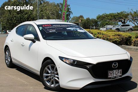 White 2021 Mazda 3 Hatchback G20 Pure