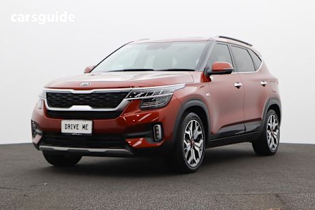 Orange 2020 Kia Seltos SUV GT-LINE 4X4