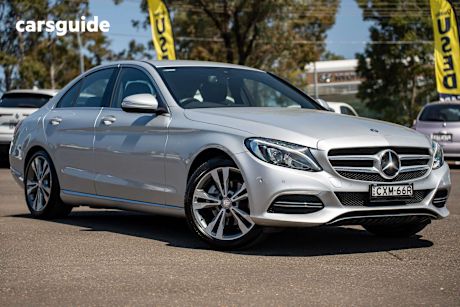 Silver 2014 Mercedes-Benz C-CLASS Sedan C200 R