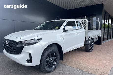 White 2025 Mazda BT-50 Ute Tray XT