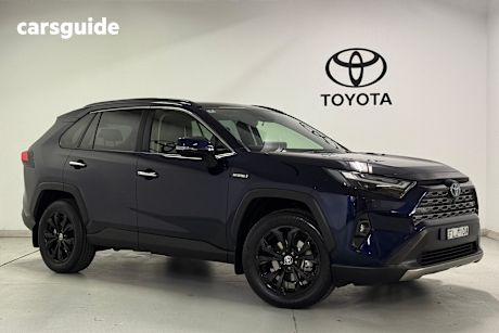 Blue 2024 Toyota RAV4 Hybrid SUV CRUISER 4X4