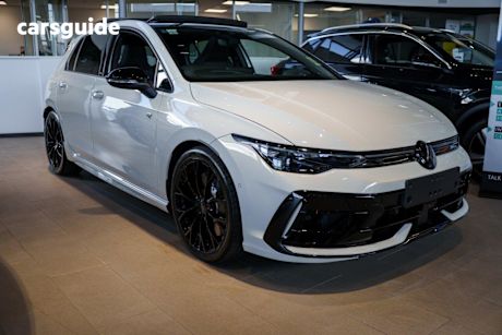 White 2025 Volkswagen Golf Hatchback R Black Edition