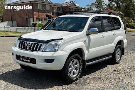 White 2009 Toyota Landcruiser Prado Wagon Gxl (4X4)
