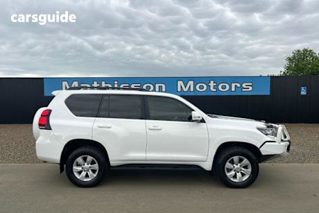 White 2021 Toyota Landcruiser Prado SUV GXL 4X4