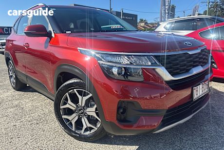 Orange 2021 Kia Seltos SUV SPORT F