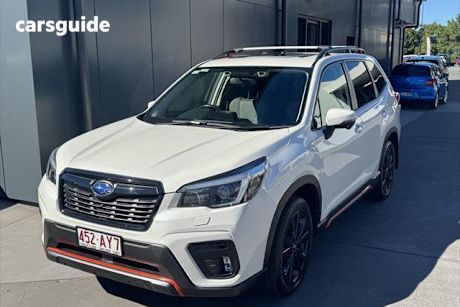 White 2021 Subaru Forester SUV 2.5I SPORT 4WD