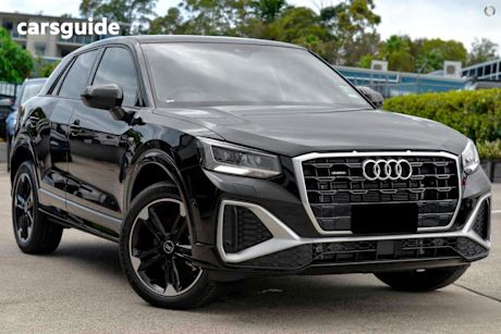 Black 2025 Audi Q2 SUV 40 TFSI S LINE 4WD