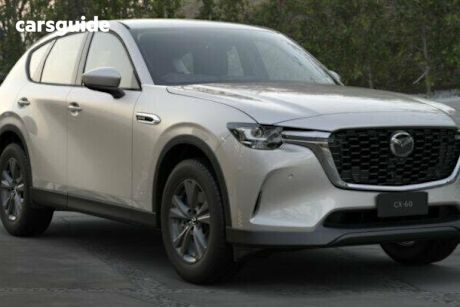 Beige 2025 Mazda CX-60 Wagon G40E Pure Hybrid