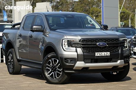 Silver 2024 Ford Ranger Ute Tray SPORT 4X4