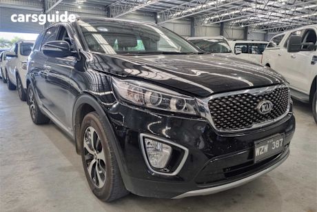 Black 2015 Kia Sorento SUV SLI 4X4
