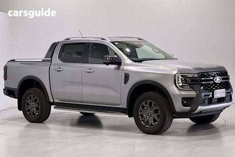 Silver 2023 Ford Ranger Ute Tray WILDTRAK 4X4