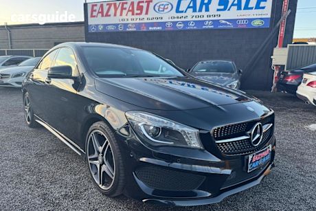 Black 2014 Mercedes-Benz CLA200 Coupe