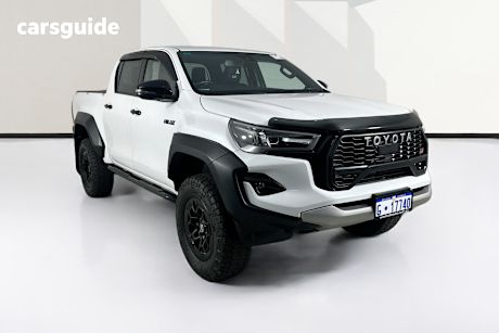 White 2023 Toyota Hilux Double Cab Pick Up Gr-Sport (4X4)