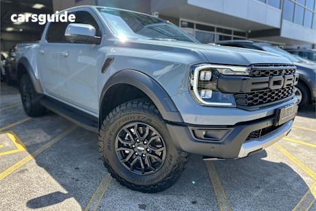 Grey 2025 Ford Ranger Double Cab Pick Up Raptor 3.0 (4X4)