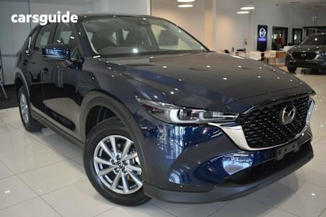 Blue 2025 Mazda CX-5 Wagon G25 Maxx Sport (Fwd)