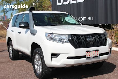White 2018 Toyota Landcruiser Prado Wagon Gx (4X4)