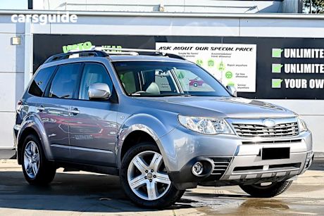 Silver 2010 Subaru Forester Wagon Xs Premium