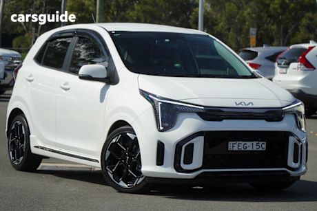 White 2023 Kia Picanto Hatch GT-LINE F