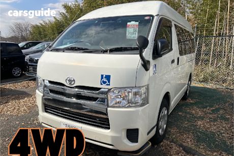 White 2018 Toyota HiAce Commercial 4WD HIGH ROOF