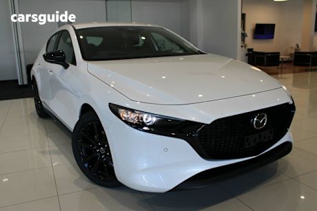 White 2025 Mazda 3 Hatchback G25 Evolve Sp Vision