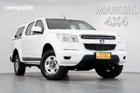 White 2015 Holden Colorado Ute Tray