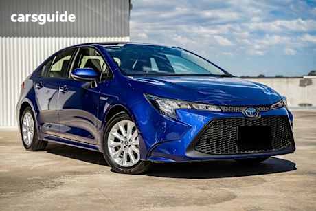Blue 2022 Toyota Corolla Sedan Ascent Sport Hybrid