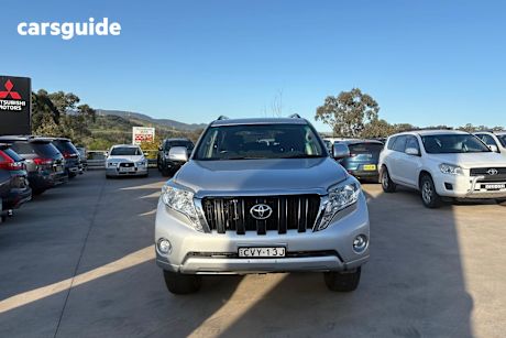 Silver 2014 Toyota Landcruiser Prado SUV GXL 4X4
