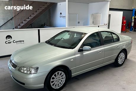 Silver 2003 Ford Fairmont Sedan GHIA BA