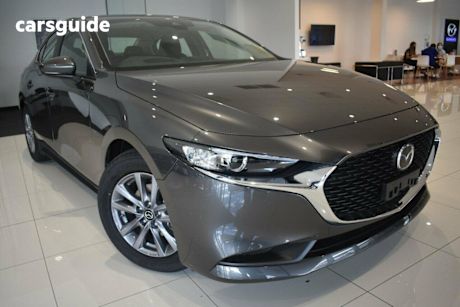 Grey 2025 Mazda 3 Sedan G20 Pure