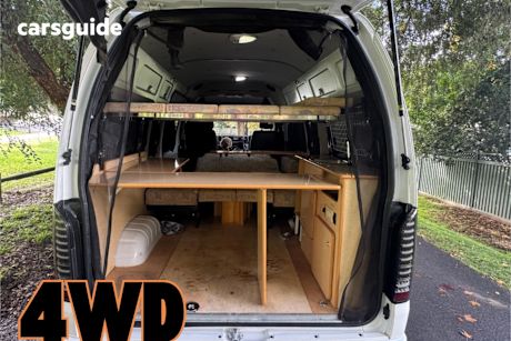 White 2011 Toyota HiAce Commercial SLWB 4WD CAMPER