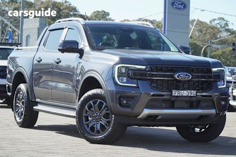 Grey 2025 Ford Ranger Ute Tray WILDTRAK 4X4