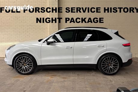 White 2018 Porsche Cayenne Wagon