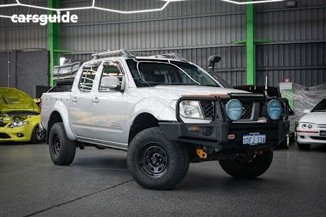 Silver 2009 Nissan Navara Ute Tray TITANIUM 4X4