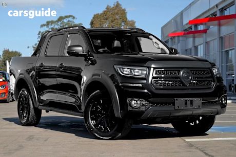 Black 2025 GWM Cannon Ute Tray VANTA 4X4