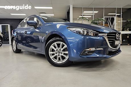 Blue 2016 Mazda Mazda3 Sedan TOURING F