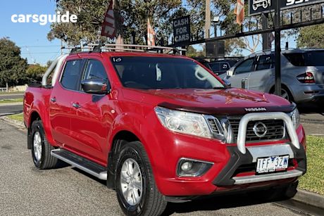 Red 2015 Nissan Navara Dual Cab Utility St (4X2)