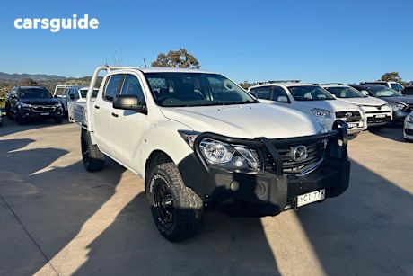 White 2019 Mazda BT-50 Ute Tray XT 4X4