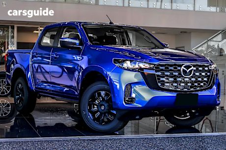 Blue 2025 Mazda BT-50 Ute Tray XT 4X4