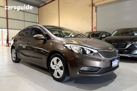 Brown 2013 Kia Cerato Sedan S F