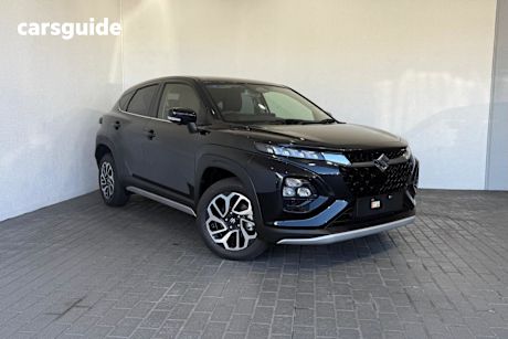 Black 2025 Suzuki Fronx SUV HYBRID F