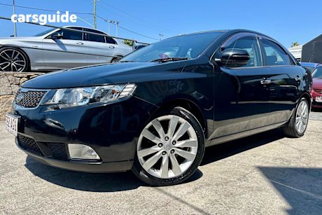 Black 2012 Kia Cerato Sedan SLI F