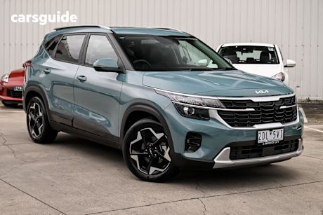 Blue 2024 Kia Seltos SUV SPORT+ F
