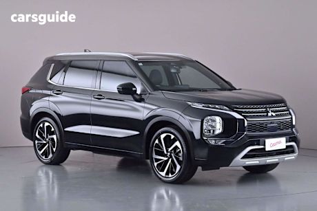 Black 2022 Mitsubishi Outlander Wagon Exceed Tourer 7 Seat (Awd)