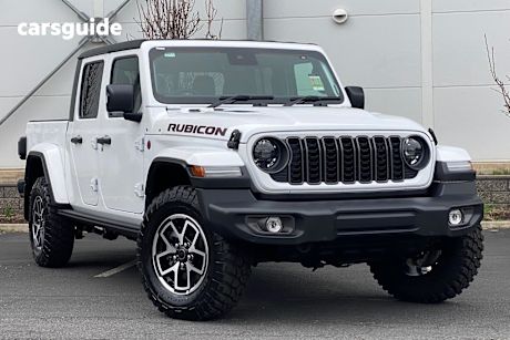 White 2025 Jeep Gladiator Ute Tray RUBICON 4X4