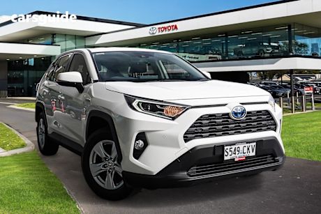 White 2021 Toyota RAV4 SUV GX F