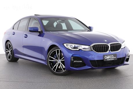Blue 2019 BMW 3 Sedan 330I M SPORT R