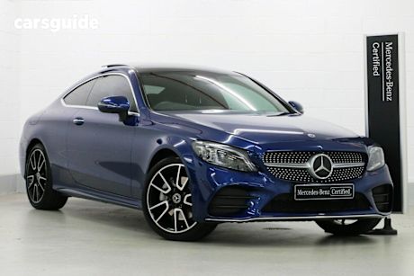 Blue 2021 Mercedes-Benz C-CLASS Coupe C300 R