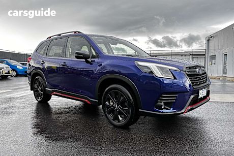 Blue 2024 Subaru Forester SUV 2.5I SPORT 4WD
