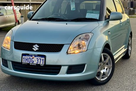 Blue 2008 Suzuki Swift Hatchback S